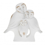 JD65585 White Wood Owl Family  image