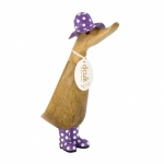 Duckling Hat/Boots purple 18cm image