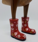 Ducklets Red Flower Welly 30cm  image