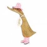 Duckling Hat/Boots pink 18cm image